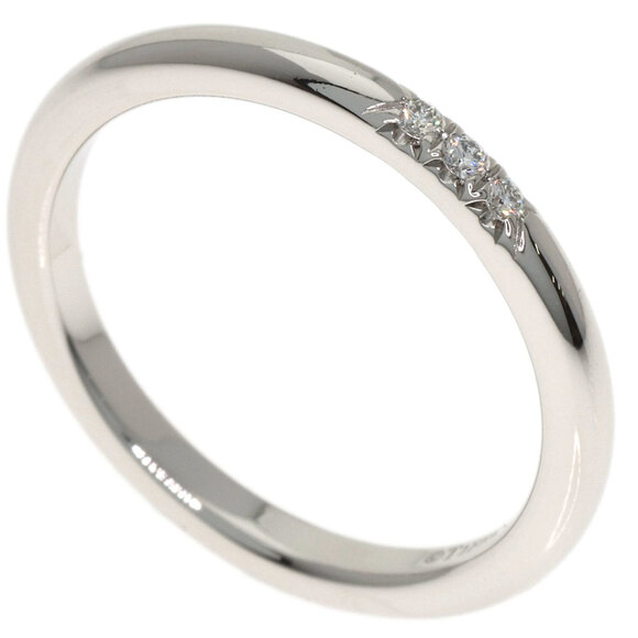 Tiffany & Co. Authentic Platinum Natural Diamond 0.48CT  TIFFANY Authentic Silver Diamond Ring